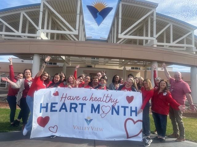 VVMC team goes red for National Wear Red Day